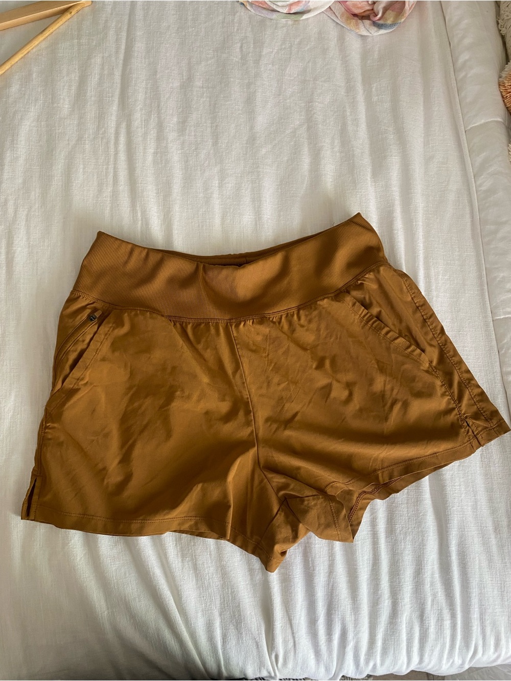 All In motion mustard shorts